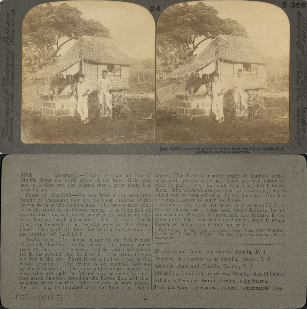 A workingman’s home and family, Ermita, P. I.